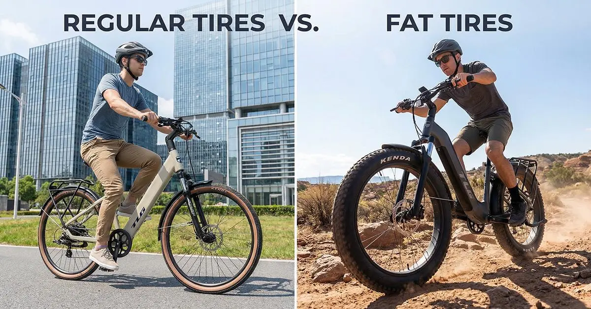 Fat Tires vs. Regular Tires: Which E-Bike Should You Buy