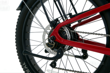 AmpTrail Red Radster Trail Electric Off-Road Bike - Image index.index1