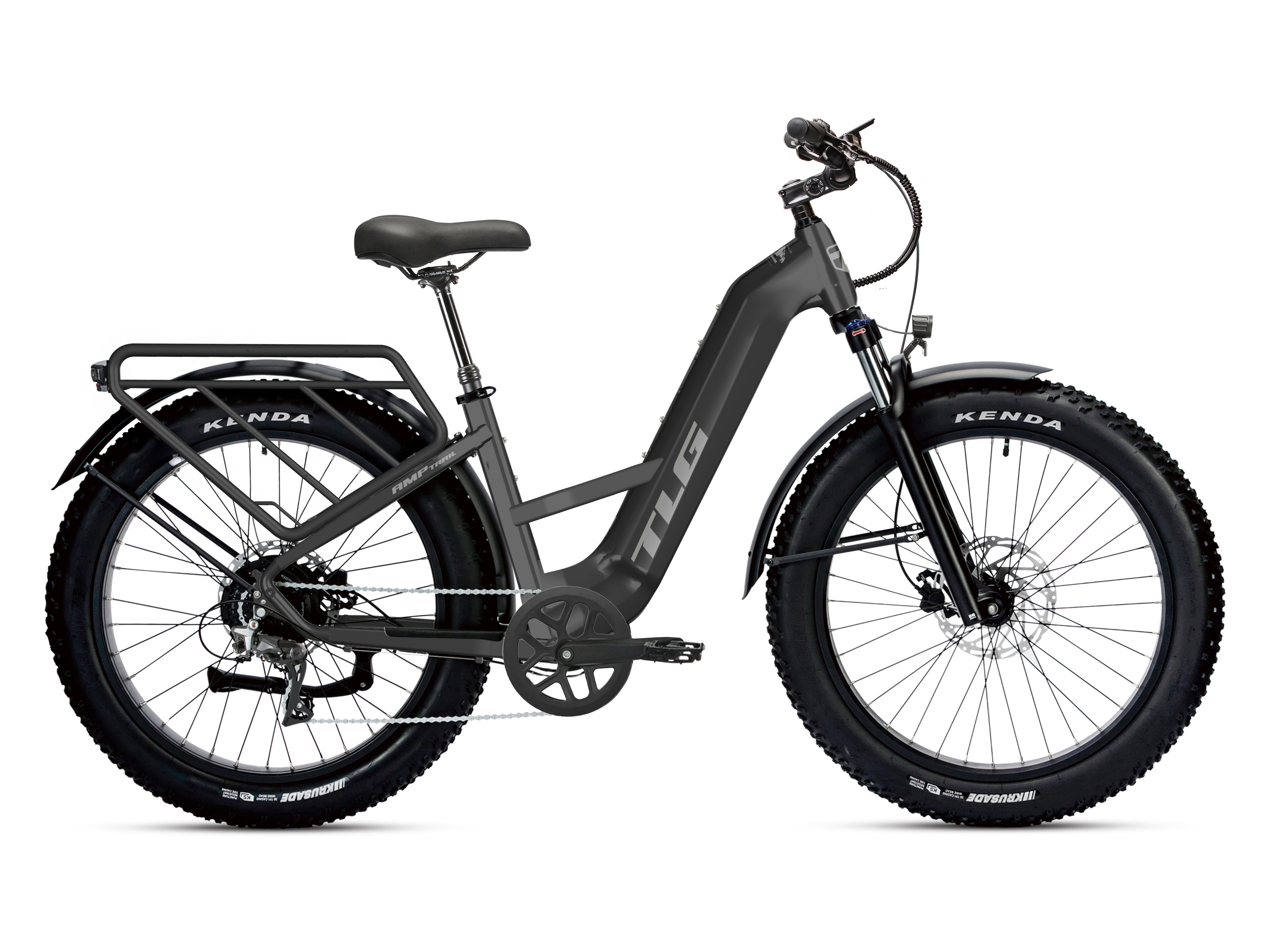 AmpTrail Red Radster Trail Electric Off-Road Bike - Image index.index1